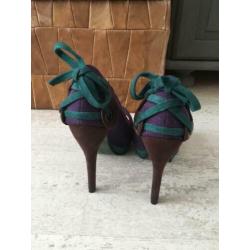 Prachtige paarse Jumex pumps / hoge hakken maat 38