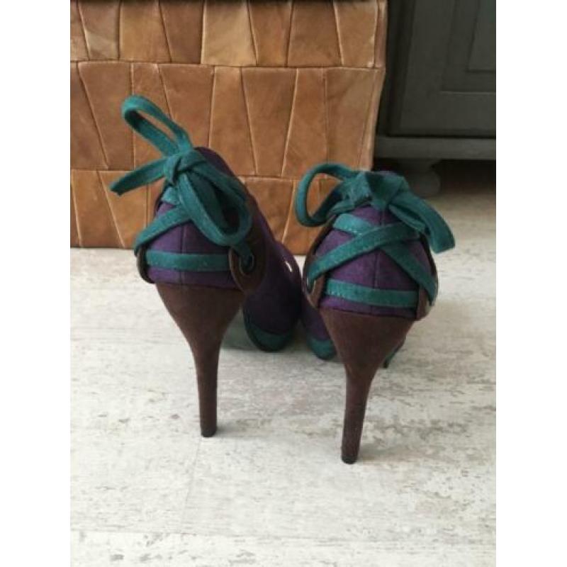 Prachtige paarse Jumex pumps / hoge hakken maat 38
