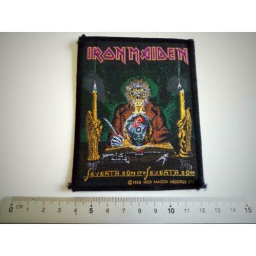 IRON MAIDEN zeldzame + nieuwe 1988 patch 137 - 8.5x11.5
