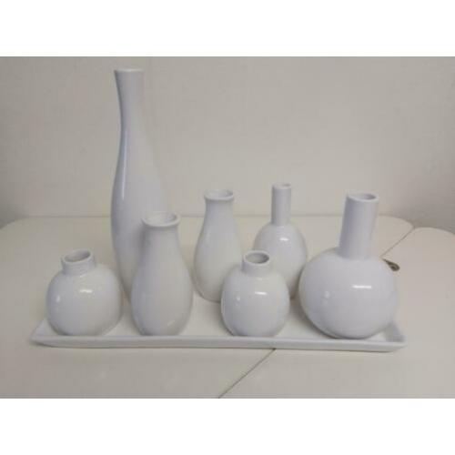 7 Leuke witte bloemenvaasjes