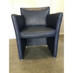 4 Zacht lederen eetkamer stoelen