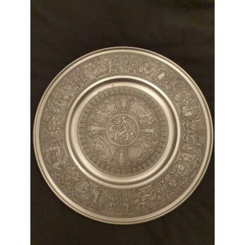 Berendsohn tinnen wandbord zeer mooi