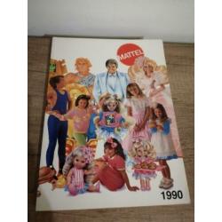 Vintage mattel 1990 catalogus van winkeliers