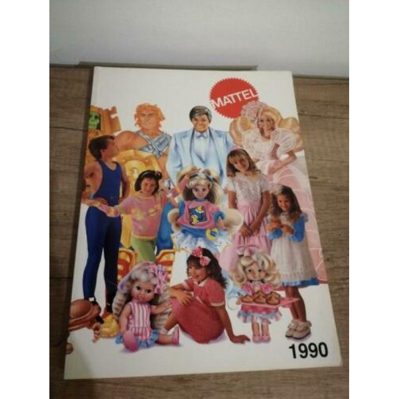 Vintage mattel 1990 catalogus van winkeliers