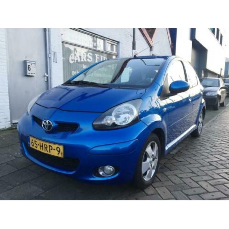 Toyota Aygo 1.0-12V Dynamic Blue 2009, 5 Deurs, AIRCO, Elekt