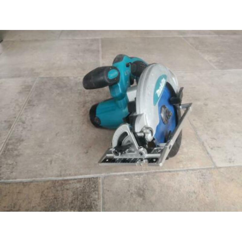 Makita BSS610 accu cirkelzaag body met nieuwe voetplaat!