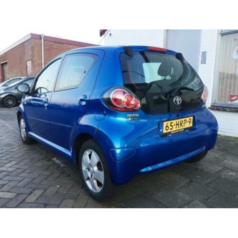 Toyota Aygo 1.0-12V Dynamic Blue 2009, 5 Deurs, AIRCO, Elekt