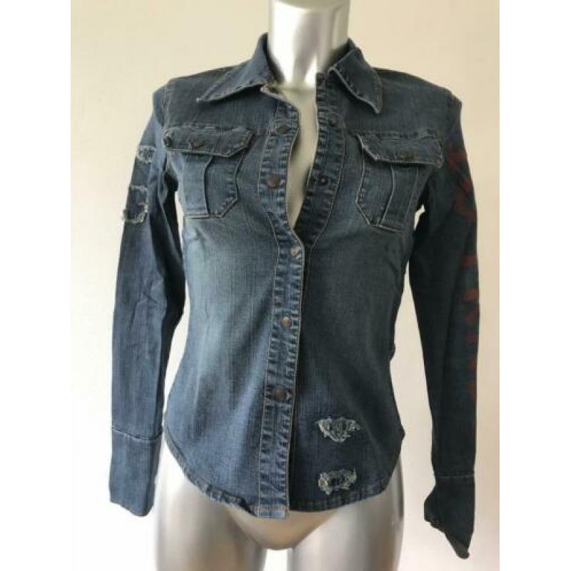 Vero Moda spijkerblouse mt S blauw blouse