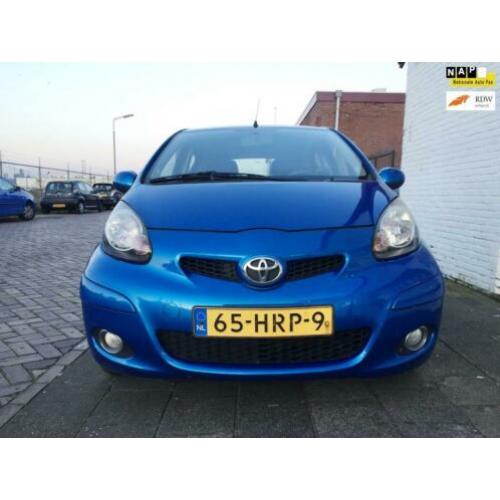 Toyota Aygo 1.0-12V Dynamic Blue 2009, 5 Deurs, AIRCO, Elekt