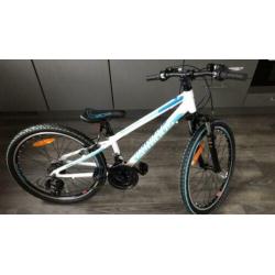 Mountainbike SCG 24inch blauw/wit