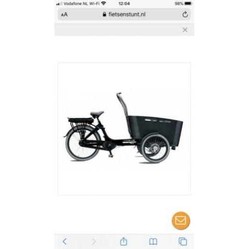 Voque Carry elektrische bakfiets zgan