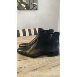 Lorenzi exclusieve herenschoen/herenlaars maat 45 blauw