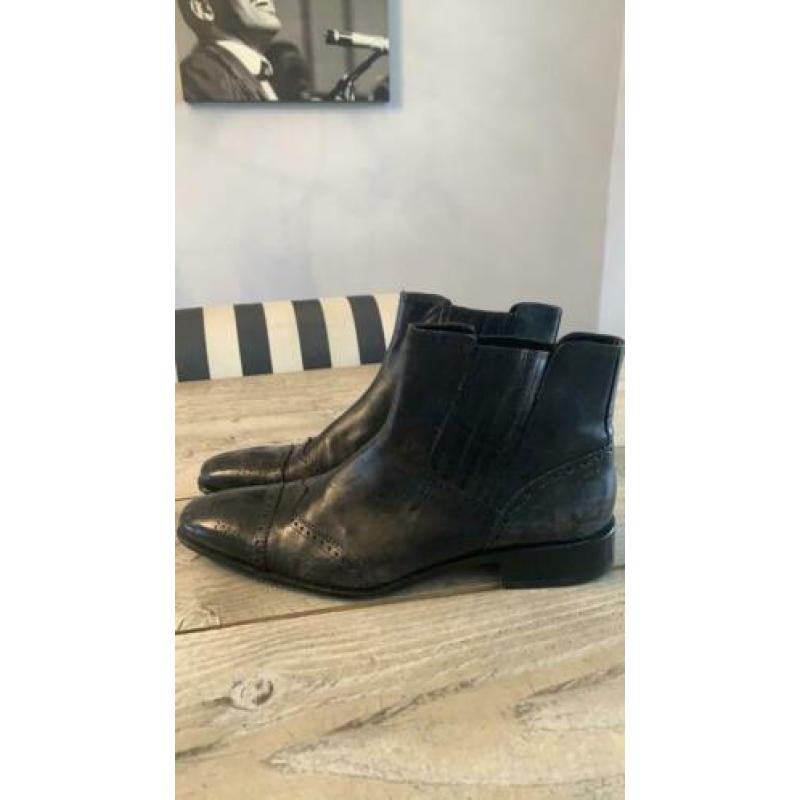 Lorenzi exclusieve herenschoen/herenlaars maat 45 blauw