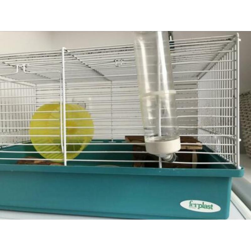 Hamsterkooi 2 en toebehoren