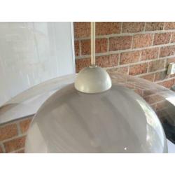 Retro vintage hanglamp plexi en aluminium