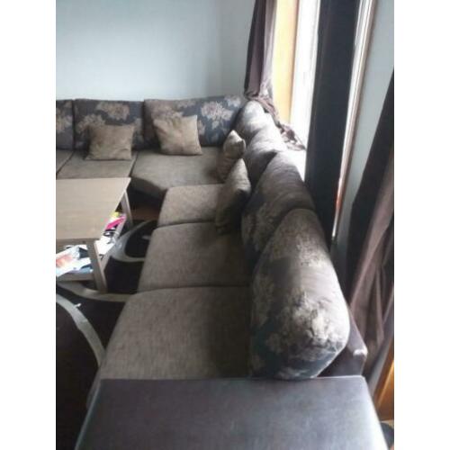 Hoekbank te koop bruin / taupe