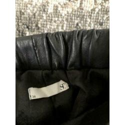 Supertrash, echt, lams leren jogger broek mt 34 nieuw !