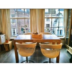 4 Retro draaistoelen