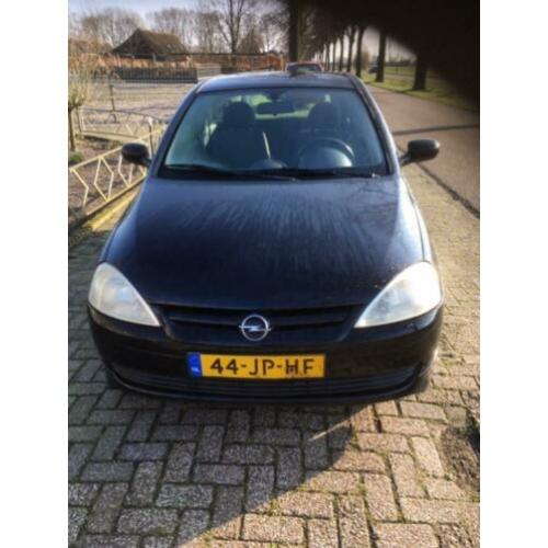 Opel Corsa 1.4 I 16V 3D 2002 Zwart