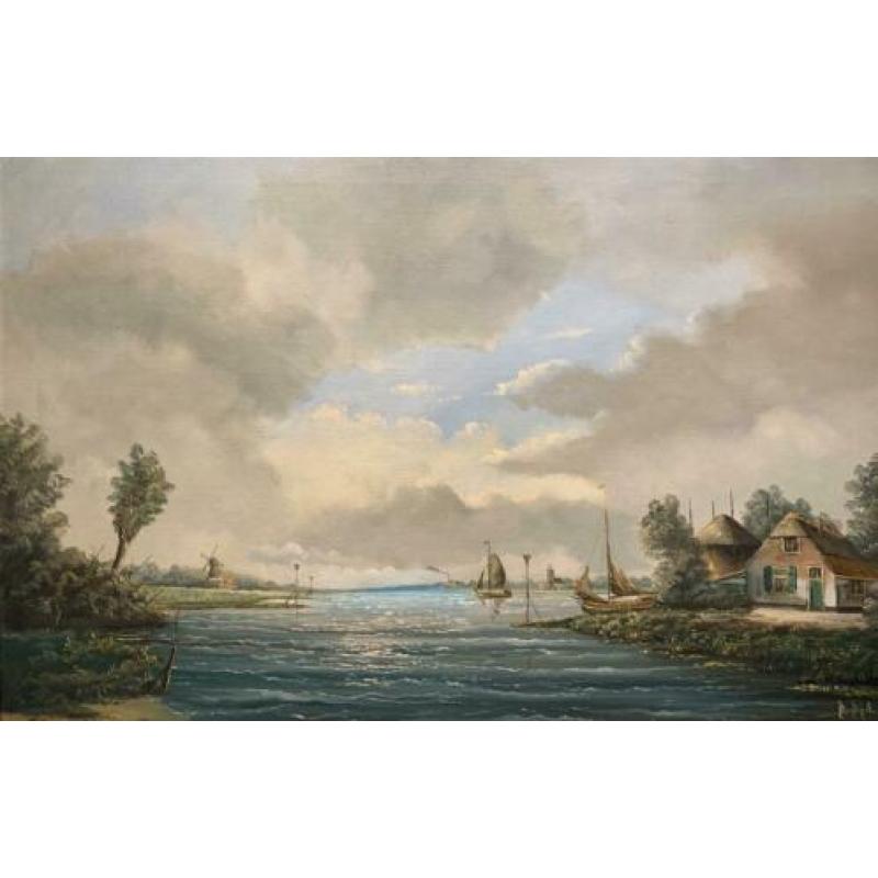 Prachtig gesigneerd kunstwerk