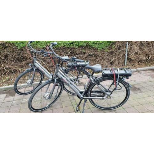 Elektrische fietsen 2 Sparta,Werkelijk nieuwstaat.