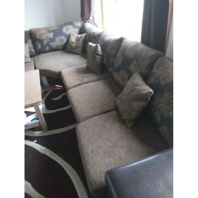 Hoekbank te koop bruin / taupe
