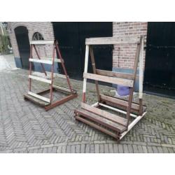 2 glas of platen bokken