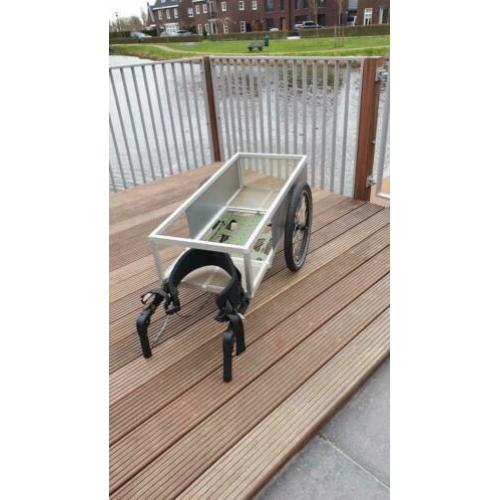 Als nieuw! Benpacker hiking trailer wandelkar fietskar