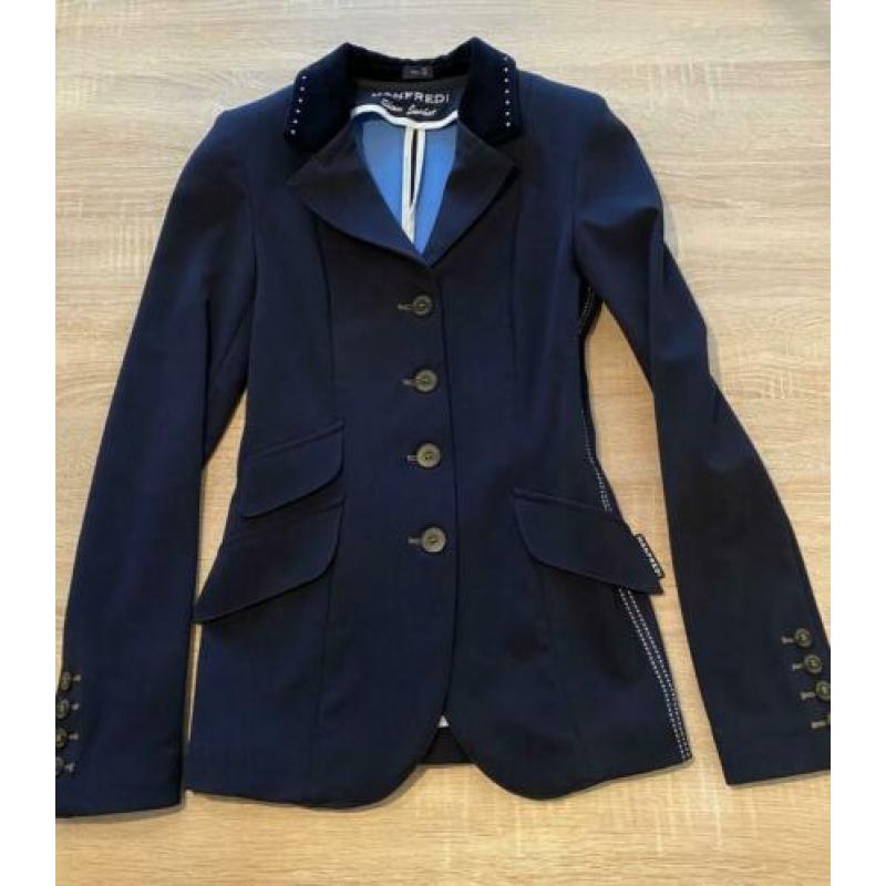 Mooi wedstrijdjasje Manfredi donkerblauw