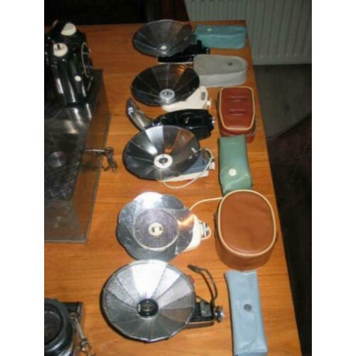 Antieke paraplu flitsers parabool bijv. om een lamp te maken