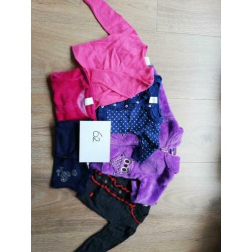 Pakket meisjeskleding maat 62