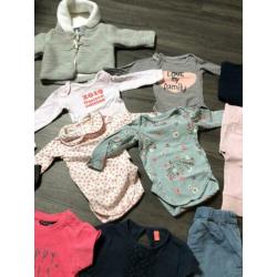 Pakket babykleding meisjes maat 62-68
