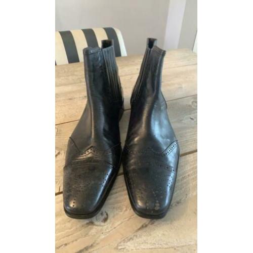 Lorenzi exclusieve herenschoen/herenlaars maat 45 blauw