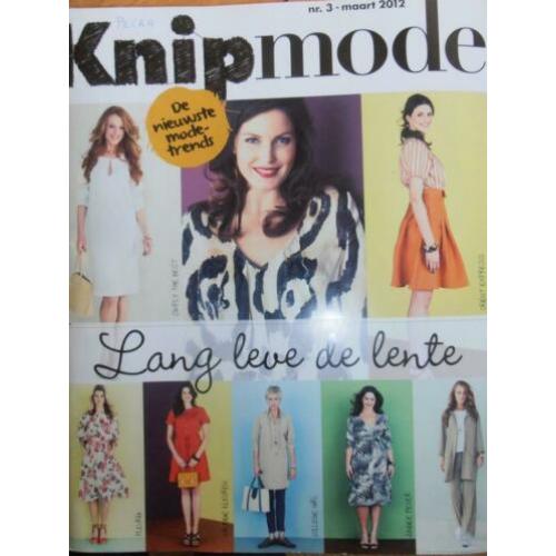 Knipmode maart 2012 patronen mode naaien met extra bijlage