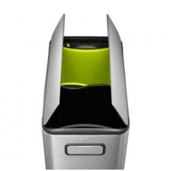 EKO Ecofly Step Bin Pedaalemmer 20 +20 L Mat RVS Soft-close