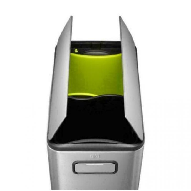 EKO Ecofly Step Bin Pedaalemmer 20 +20 L Mat RVS Soft-close