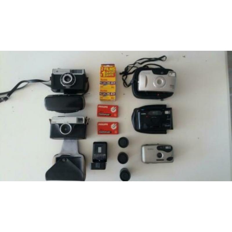 Retro fototoestellen / camera's + toebehoren