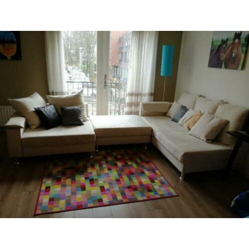 Hoekbank met kussens