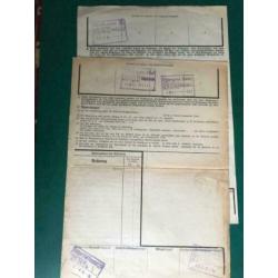 Originele vrachtbrieven wo2 ww2