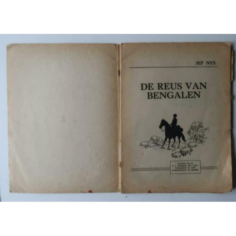 De reus van Bengalen 1e druk 1960 Jef Nys kapoentjes uitgave