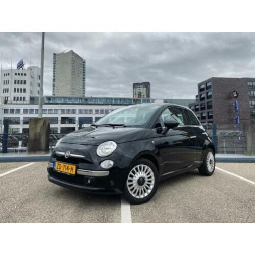 Fiat 500 1.4L Lounge 16V 2009 Zwart