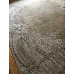 Vloerkleed, wol, beige 200x240cm