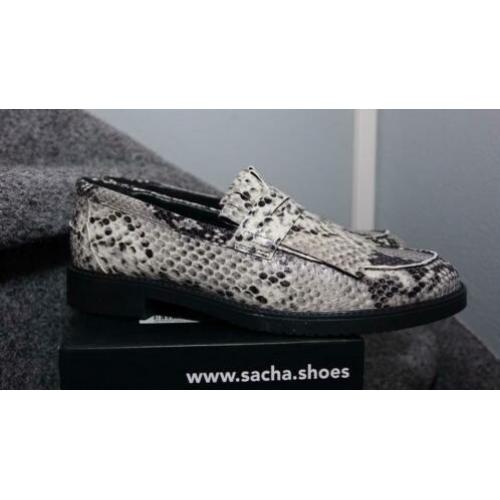 echt leren nieuwe SACHA tijger print schoenen