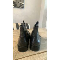 Lorenzi exclusieve herenschoen/herenlaars maat 45 blauw