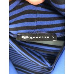 Expresso colbert jasje blauw + top z.g.a.n!
