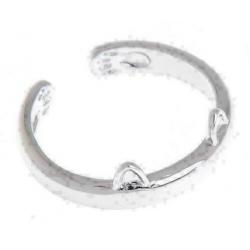 Ring met poezenoren - maat 15 t/m 20