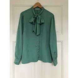 Vanilia groene blouse M