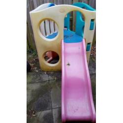 Little tikes speelhuis met glijbaan
