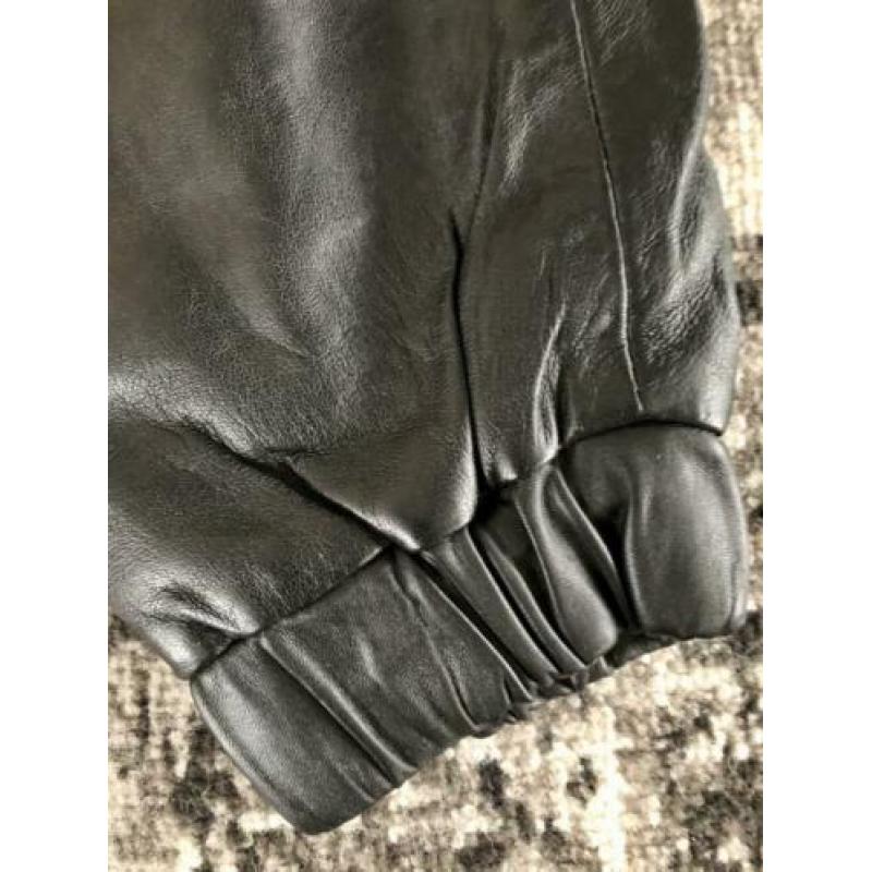 Supertrash, echt, lams leren jogger broek mt 34 nieuw !