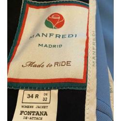 Mooi wedstrijdjasje Manfredi donkerblauw